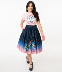 Comics Justice League Gellar Swing Skirt - Unique Vintage