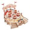 Electro-Mechanical Wooden Puzzle: Tilt-A-Whirl - Hands Craft
