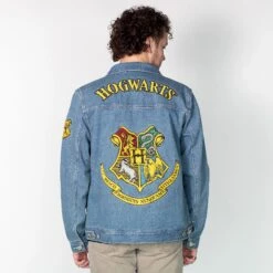Harry Potter Hogwarts Denim Jacket - Cakeworthy