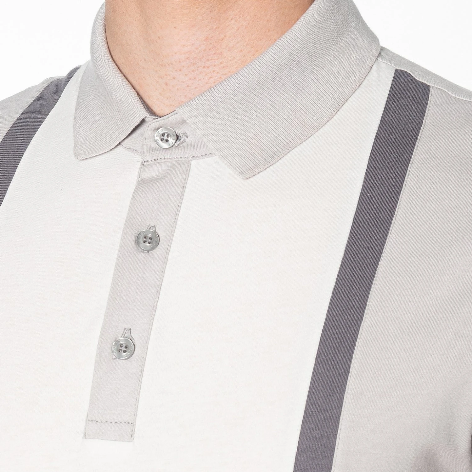 Atlas Light Grey Polo - Merc (Last Available) 4 Atlas Light Grey Polo - Merc (Last Available) - Image 3