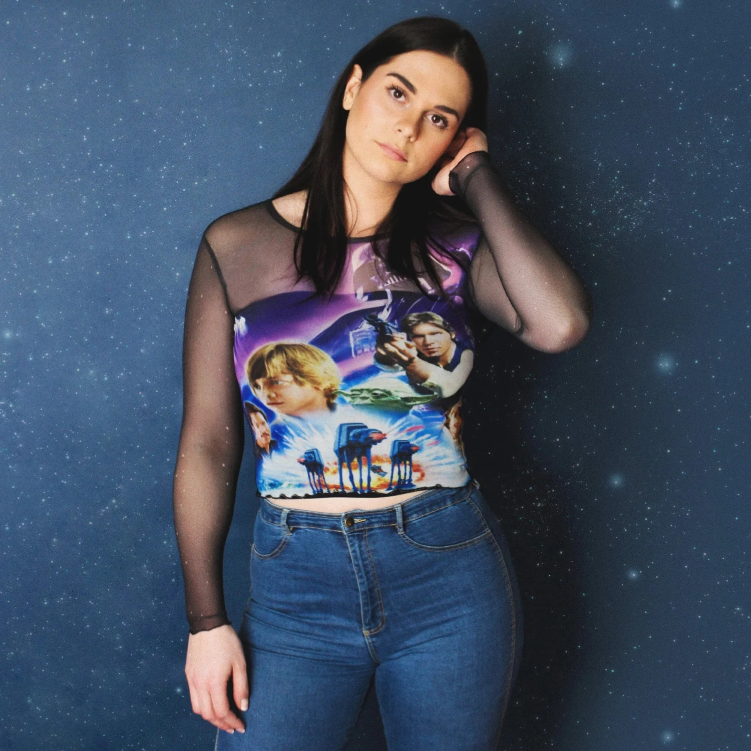 Star Wars Poster Mesh Top - Cakeworthy 4 Star Wars Poster Mesh Top - Cakeworthy - Image 2