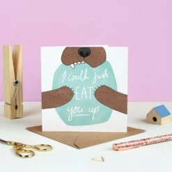 Bear Hug Greetings Card - Ink Bandit