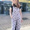 Lavender Bee Dungarees - Run & Fly 1 Lavender Bee Dungarees - Run & Fly -HELL BUNNY SHOP 363368306 681779340633009 1142595840726893029 n