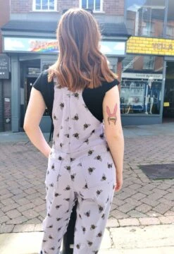 Lavender Bee Dungarees - Run & Fly 11 Lavender Bee Dungarees - Run & Fly -HELL BUNNY SHOP 365931629 681779437299666 100701840703853757 n