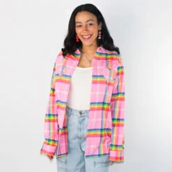 Care Bears Cheer Bear Flannel Shirt - Cakeworthy -HELL BUNNY SHOP 38 1240x e34a86f5 4c5c 459e 94d8 a098038e7bb7