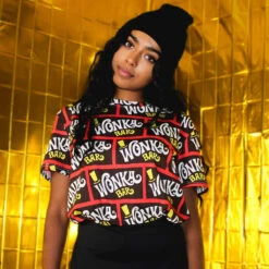 Wonka Bar AOP T-Shirt - Cakeworthy
