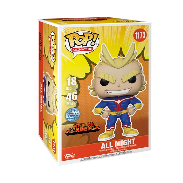 FUNKO All Might My Hero Academia Mega Sized Pop Vinyl 4 FUNKO All Might My Hero Academia Mega Sized Pop Vinyl - Image 2