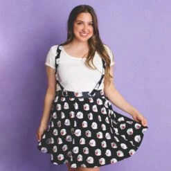Super Mario Boo Overall Skirt - Cakeworthy -HELL BUNNY SHOP 6 8890df58 dcd5 492b 81dc 42ae77c473b1