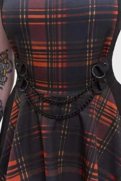 Amberic Tartan Dress - Killstar -HELL BUNNY SHOP AMBERIC DRESS W E