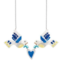 Peace & Love Necklace - Erstwilder Modern Holiday