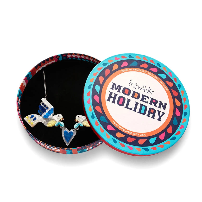 Peace & Love Necklace - Erstwilder Modern Holiday 5 Peace & Love Necklace - Erstwilder Modern Holiday - Image 3