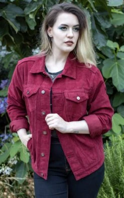 Retro Vintage Tawney Port Cord Western Jacket - Run & Fly