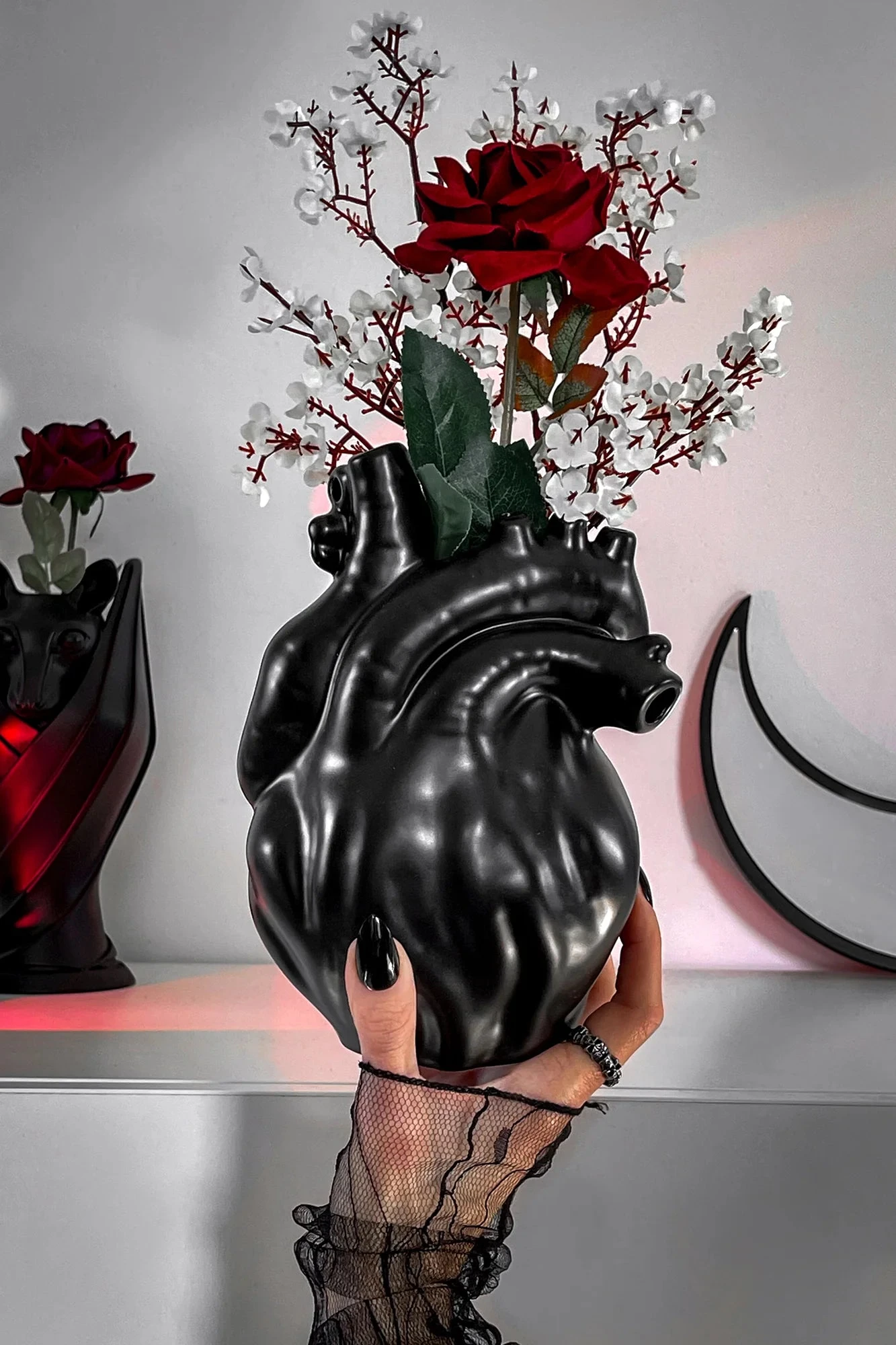 Black Heart Vase - Killstar 4 Black Heart Vase - Killstar - Image 2