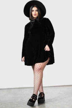 Cathedral II Skater Dress - Killstar 10 Cathedral II Skater Dress - Killstar -HELL BUNNY SHOP CATHEDRAL II SKATER DRESS PLUS W D