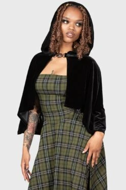 Caylley Velvet Cloak Cape - Killstar