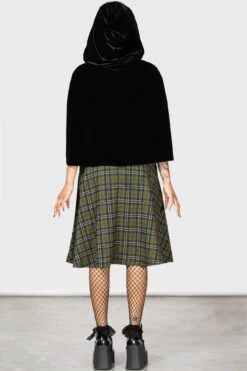 Caylley Velvet Cloak Cape - Killstar -HELL BUNNY SHOP CAYLLEY CLOAK W G