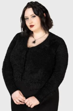 Chiroptera Cardigan - Killstar -HELL BUNNY SHOP CHIROPTERA CARDIGAN PLUS W B