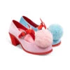 Cotton Candy Women's Mary Jane Pump - Hot Chocolate Design Chocolaticas Mid Heels -HELL BUNNY SHOP Cotton Candy Womens Mid Heels 3 4