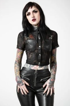 Dark Halo Crop Shirt - Killstar