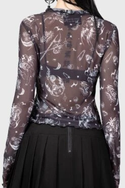 Dazed Skull Top - Killstar -HELL BUNNY SHOP DEAD SKULL CROP TOP W E