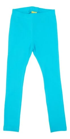 Children And Adult's Blue Organic Leggings - Duns Sweden
