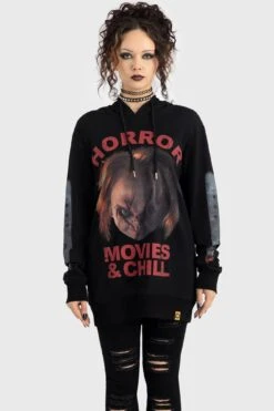 Farewell Pal Hoodie - Killstar X Chucky -HELL BUNNY SHOP FAREWELL PAL HOODIE W E 663b7cc4 9f75 4273 a2d7 456aff45a1ef