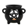 Pentagram Cauldron Oil Burner 1 Pentagram Cauldron Oil Burner -HELL BUNNY SHOP FI 07831