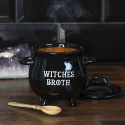 Witches Broth Soup Bowl Cauldron -HELL BUNNY SHOP FI 58538 3