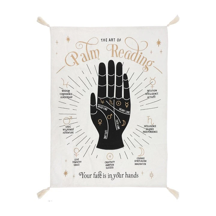 Small Palm Reading Wall Tapestry 3 Small Palm Reading Wall Tapestry