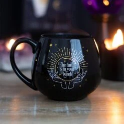 Black Fortune Teller Colour Changing Mug -HELL BUNNY SHOP FT 44731 3