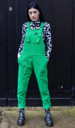 Classic Green Dungarees - Run & Fly