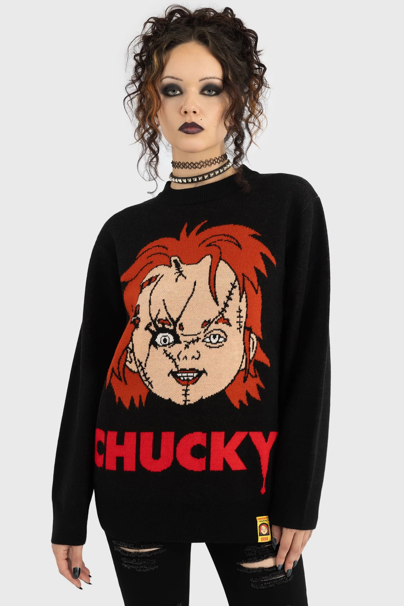 I Like To Be Hugged Sweater - Killstar X Chucky 7 I Like To Be Hugged Sweater - Killstar X Chucky - Image 5