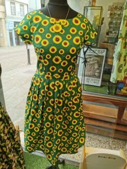 Sunflower Bee Tea Party Dress - Run & Fly (Last Available) -HELL BUNNY SHOP IMG 20200827 121554