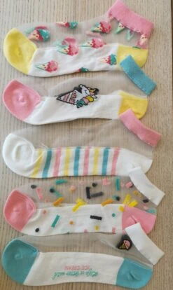 Fun Mesh See Through Socks - 5 Designs