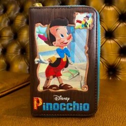 Pinocchio Book Zip Around Wallet - Loungefly