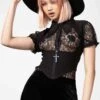 Isobella Corset Layering Top - Killstar 2 Isobella Corset Layering Top - Killstar -HELL BUNNY SHOP ISOBELLA CORSET TOP 1