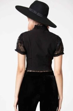 Isobella Corset Layering Top - Killstar -HELL BUNNY SHOP ISOBELLA CORSET TOP 3