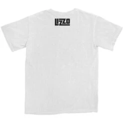 Lizzo Arch Back Print T-Shirt -HELL BUNNY SHOP LIZZOTS01MW BACK
