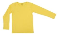 Children And Adult's Aspen Gold [Yellow] Organic Long Sleeved T-Shirt - Duns Sweden