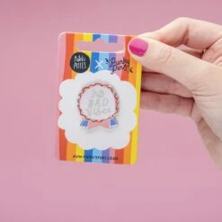 No Bad Vibes Enamel Pin - Punky Pins -HELL BUNNY SHOP ND80582