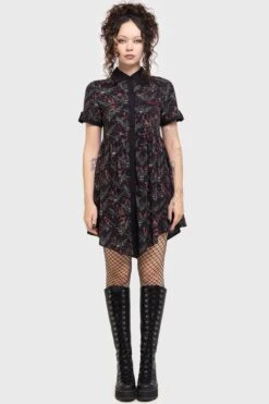 The Gremlins Are Coming - Killstar X Gremlins -HELL BUNNY SHOP THE GREMLINS ARE COMING SHIRT DRESS W D f899c0e1 d5d8 40db b505 28e88a42d3d6