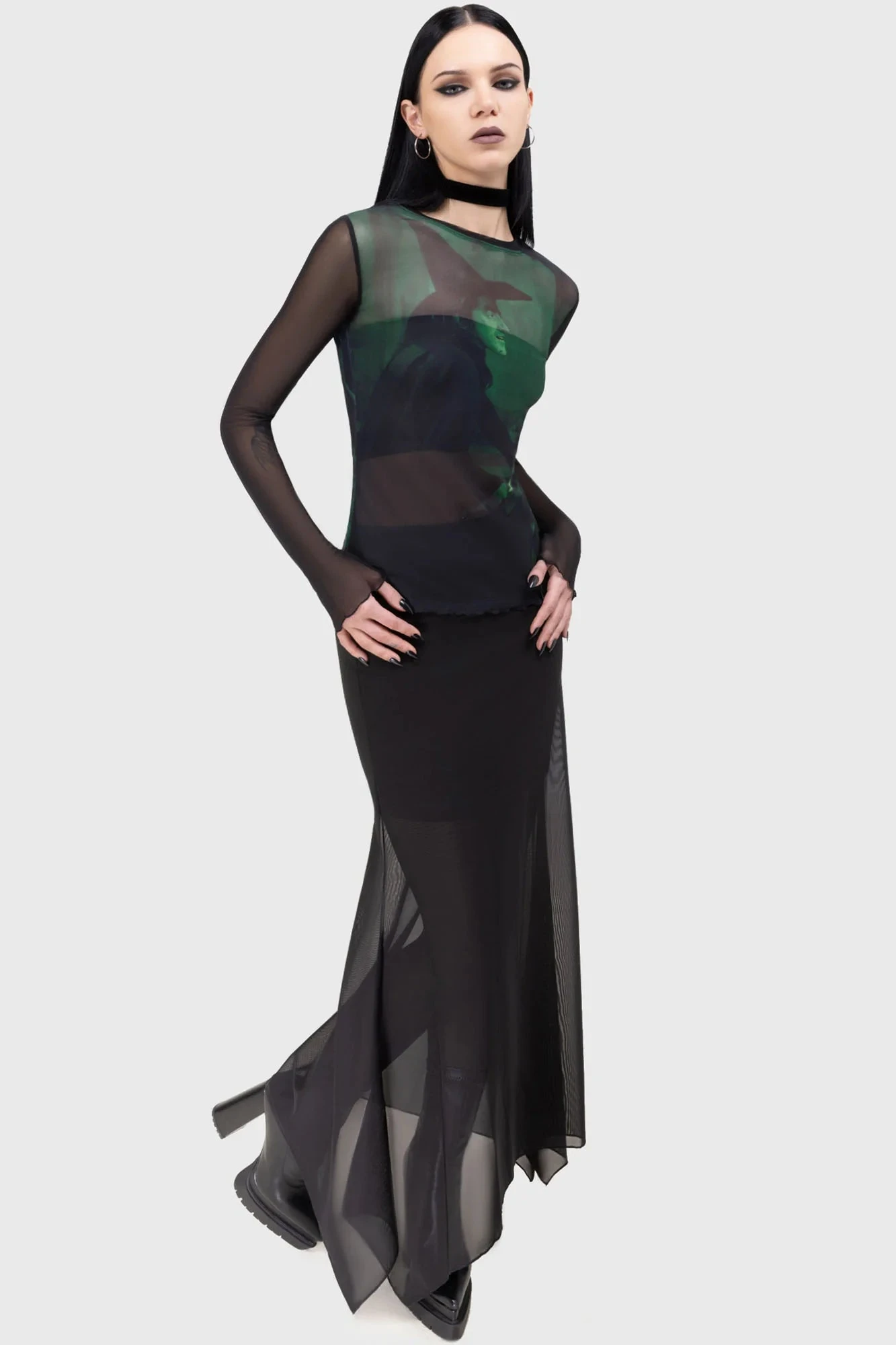 Truly Wicked Mesh Top - Wizard Of Oz X Killstar 7 Truly Wicked Mesh Top - Wizard Of Oz X Killstar - Image 5