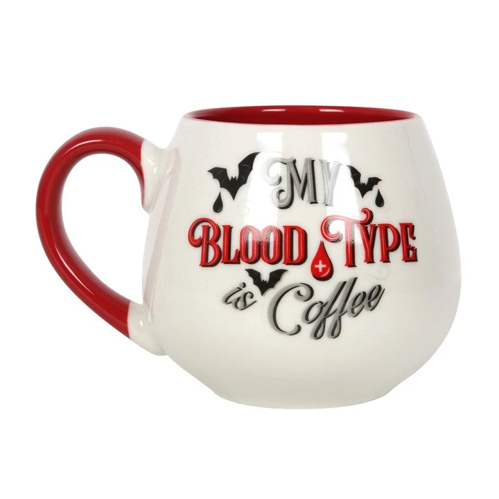My Blood Type Is Coffee Rounded Mug 3 My Blood Type Is Coffee Rounded Mug
