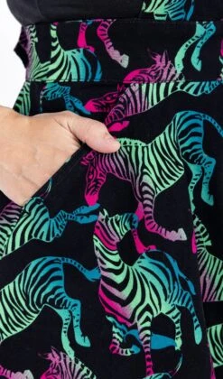 Rainbow Zebra Flared Pinafore Dress - Run & Fly -HELL BUNNY SHOP ZEBRA4 2ade89d7 36aa 4118 a7b4 c70a240e1e78