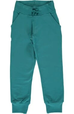 Children's Soft Petrol Sweatpants - Maxomorra (Last Available)