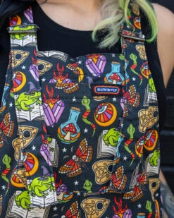 Bewitched Stretch Twill Dungarees - Run & Fly 12 Bewitched Stretch Twill Dungarees - Run & Fly -HELL BUNNY SHOP bewitcheddungs5 1