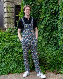 Boho Summer Stretch Twill Dungarees - Run & Fly