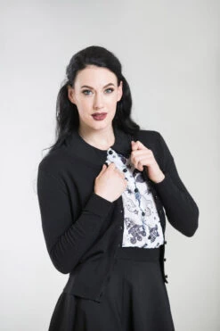 Black Debbie Cardigan - Hell Bunny (Last Available)