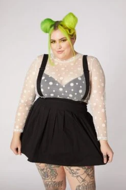 No Rules Pleated Twill Pinafore - Dangerfield 13 No Rules Pleated Twill Pinafore - Dangerfield -HELL BUNNY SHOP dgfs151330f black curve x100 4a5869f1 139e 4cc7 aa8b 8c39d5922e45