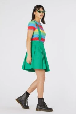 Green Time Out Pleated Twill Pinafore - Dangerfield 22 Green Time Out Pleated Twill Pinafore - Dangerfield -HELL BUNNY SHOP dgfs354330i2 green x100 9fb15e74 119c 4e9d 9c17 2b0f970a5cfc